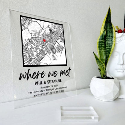 Personalized Couple Map