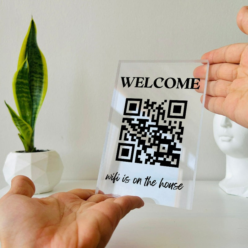 Personalized Home Wifi QR Frame