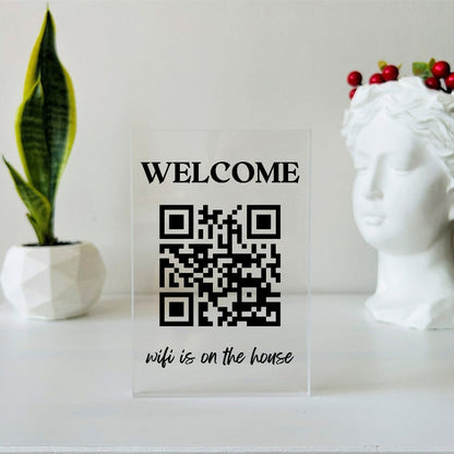 Personalized Home Wifi QR Frame