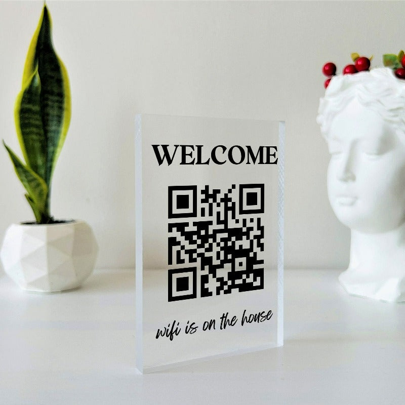 Personalized Home Wifi QR Frame