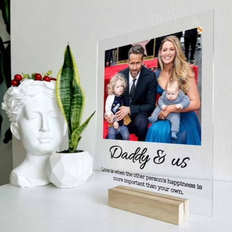 Personalized Photo Frame For Dad