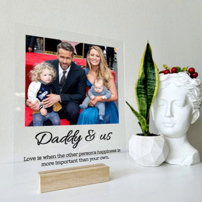 Personalized Photo Frame For Dad