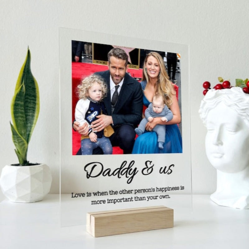 Personalized Photo Frame For Dad