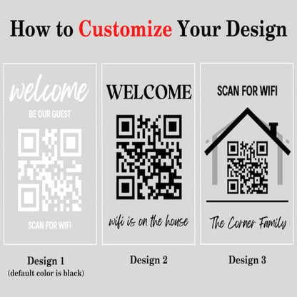 Personalized Wifi Password Sign