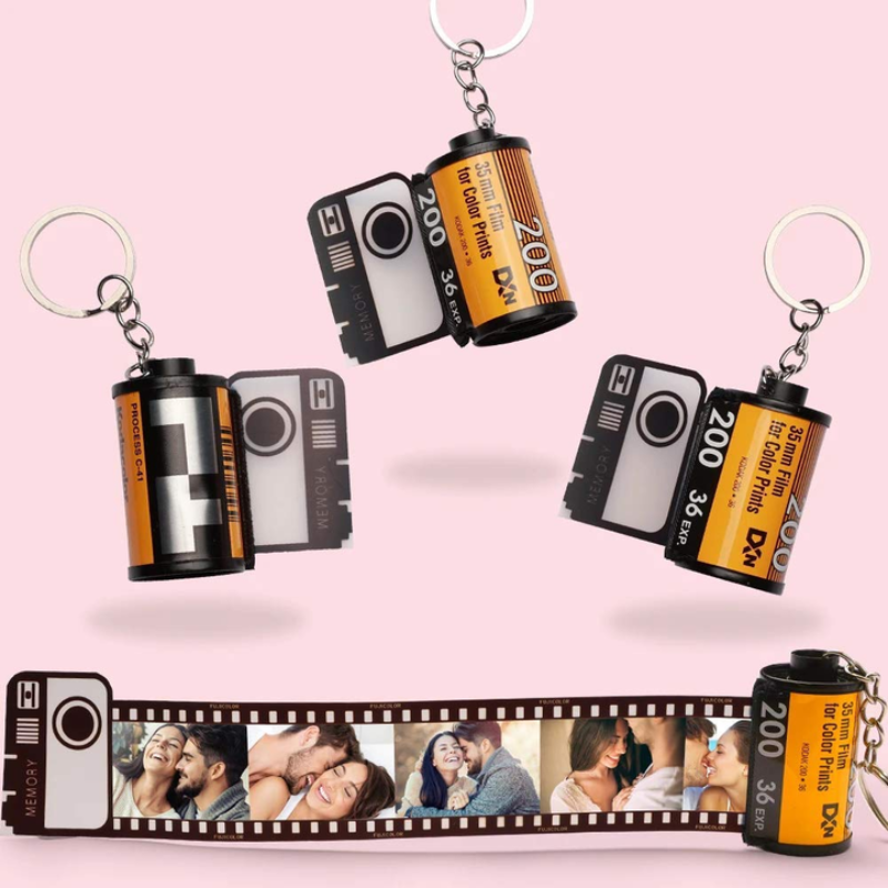 Camera Roll Photo Keychain For Mom