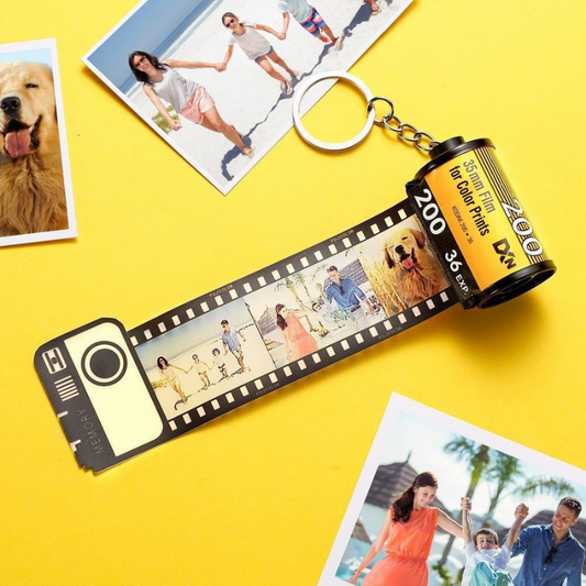 Camera Roll Photo Keychain For Family