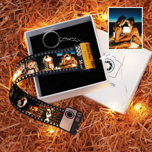 Camera Roll Photo Keychain For Loved Ones