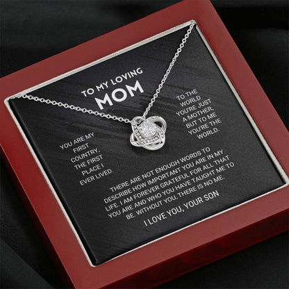 Sophisticated Crystal Pendant Necklace For Mom