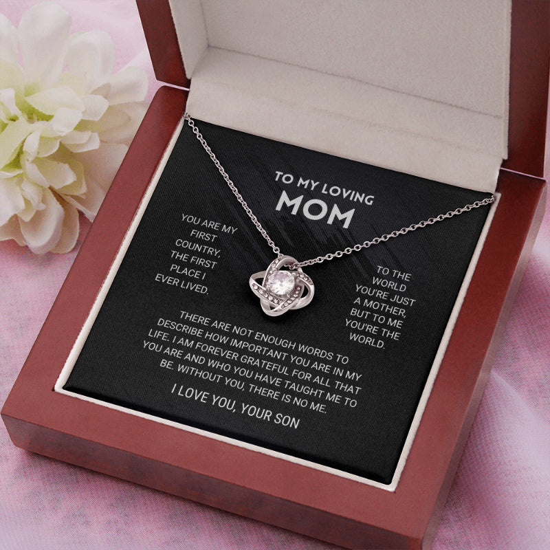 Sophisticated Crystal Pendant Necklace For Mom