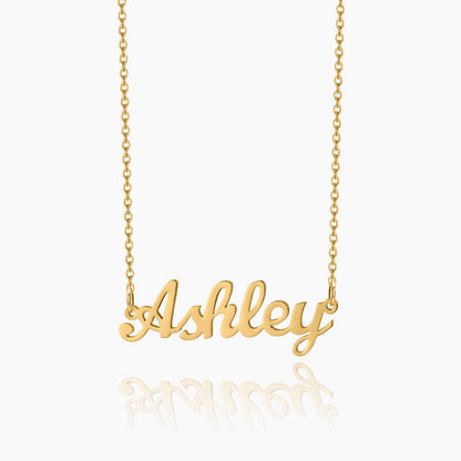 Customizable Name Pendant Necklace With Chain