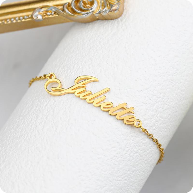 Engraved Customized Name Anklet