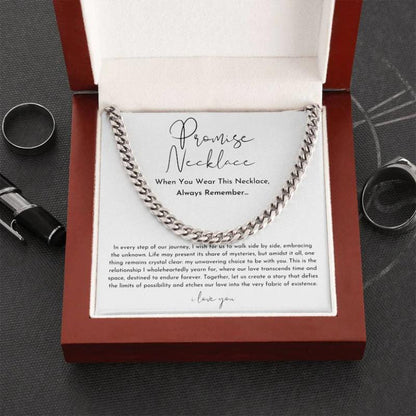 Promise Design Necklace Gift Box