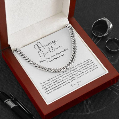 Promise Design Necklace Gift Box