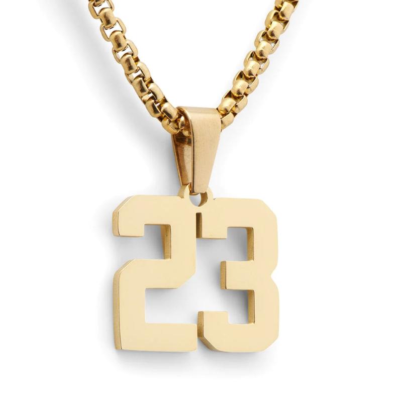 Personalized Sports Fan Number Pendant