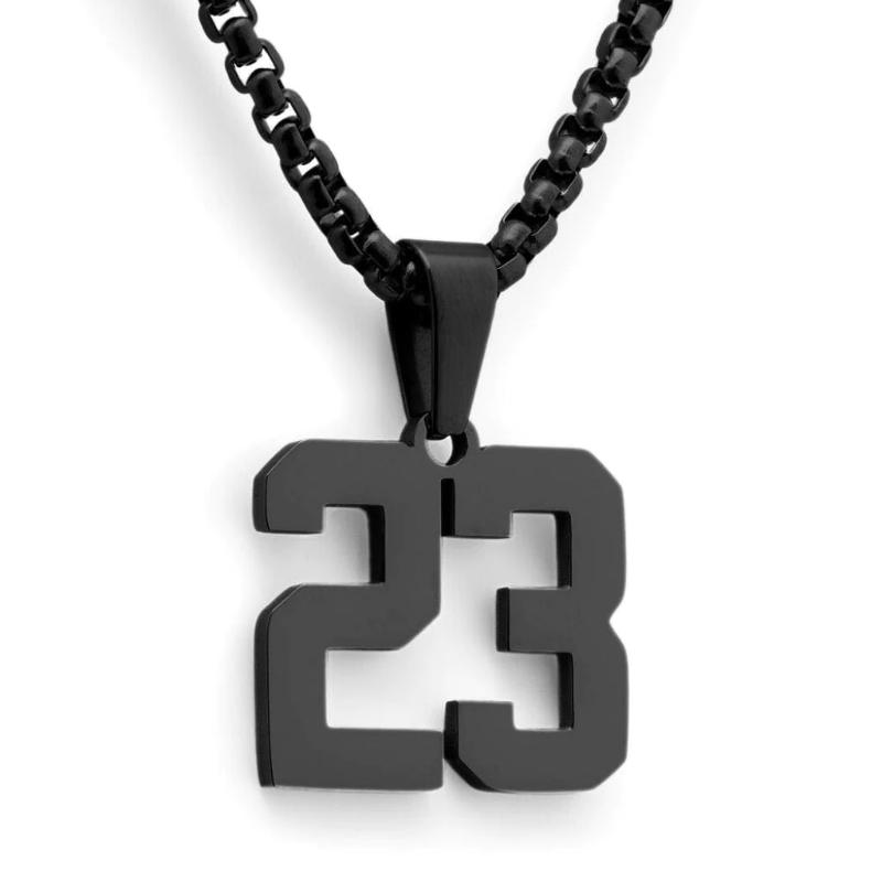 Personalized Sports Fan Number Pendant